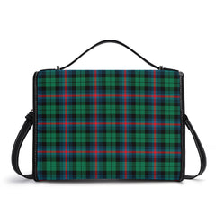 Urquhart Broad Red Ancient Tartan Crest Satchel Bag