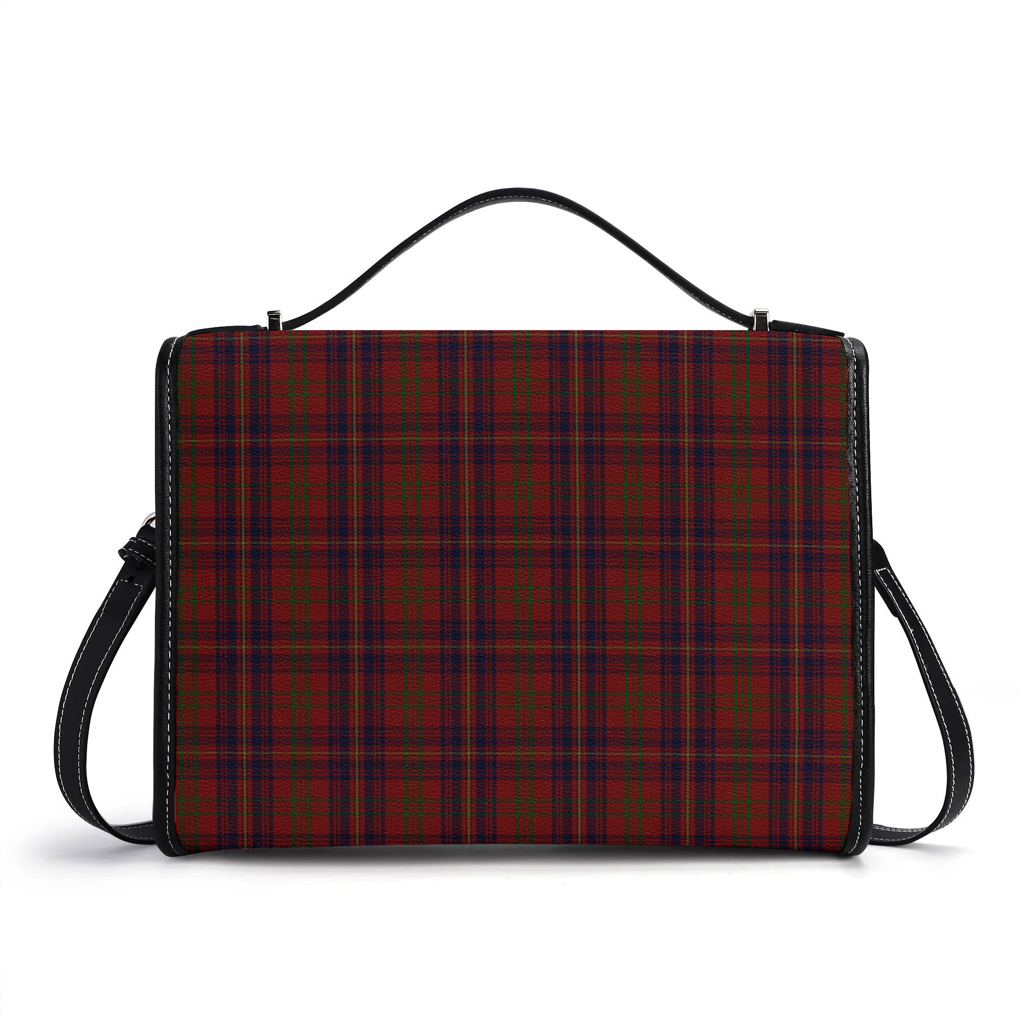 Walker Tartan Crest Satchel Bag