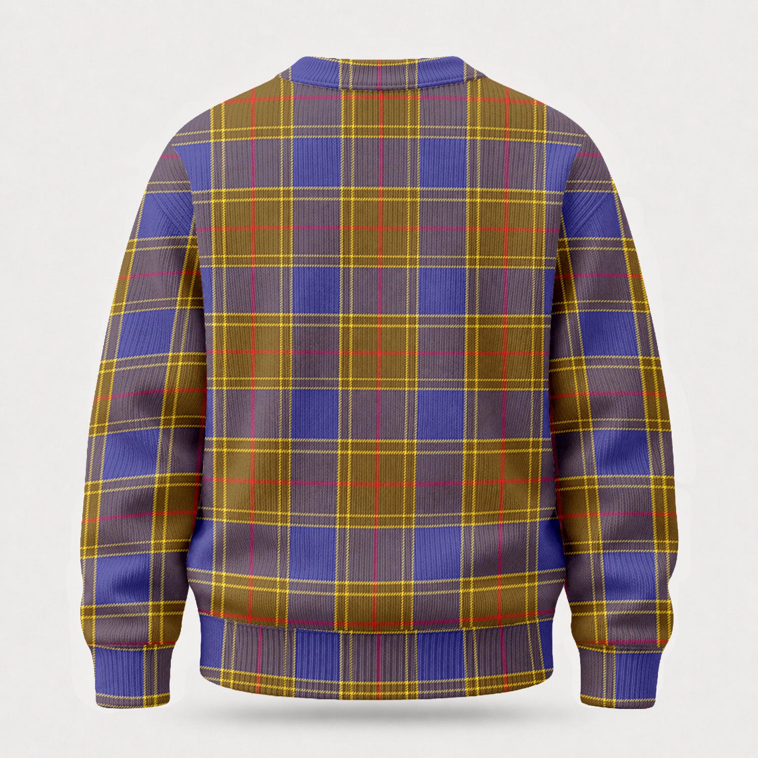 Balfour Modern Tartan Crest Sweater