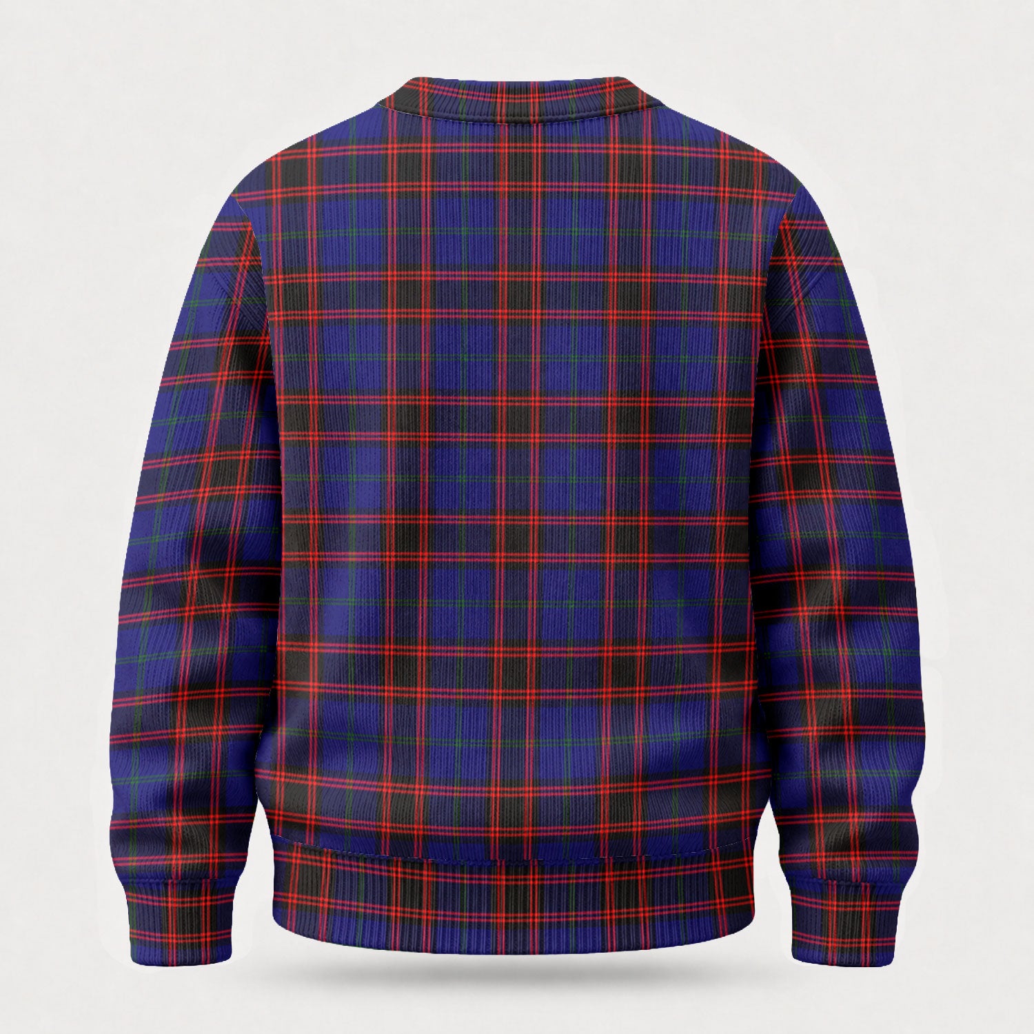 Home Modern Tartan Crest Sweater