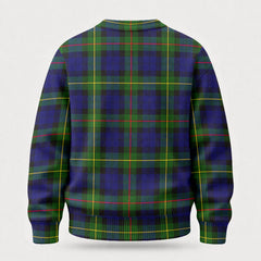 MacEwan Modern Tartan Crest Sweater