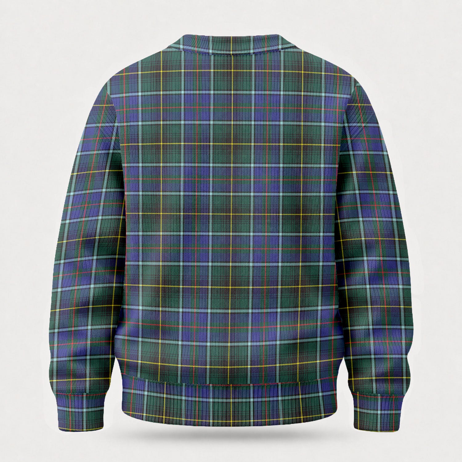 McInnes Modern Tartan Crest Sweater