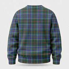 McInnes Modern Tartan Crest Sweater