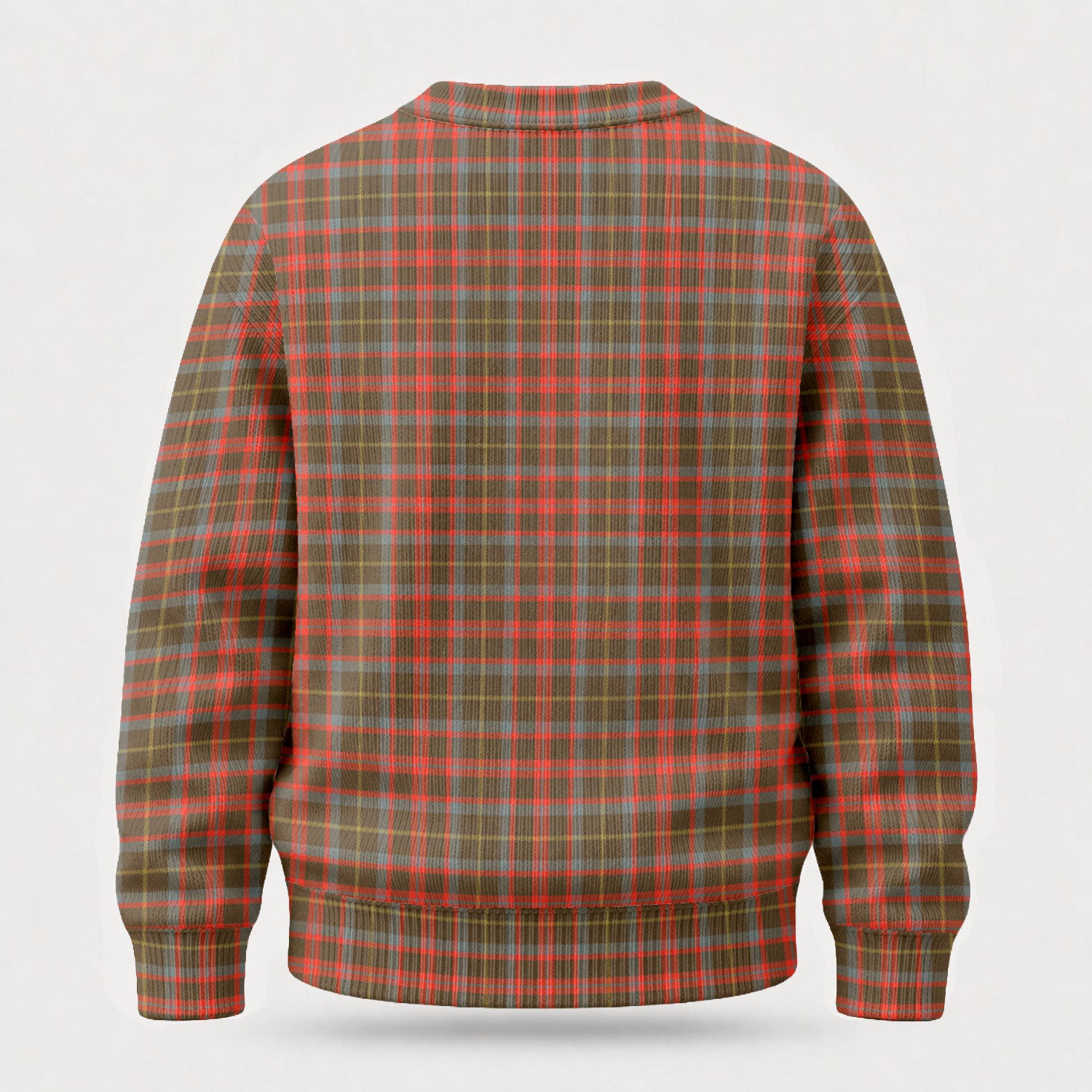 McIntosh Hunting Weathered Tartan Crest Sweater