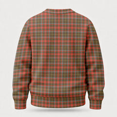 McKintosh Hunting Weathered Tartan Crest Sweater