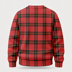 McQueen Modern Tartan Crest Sweater