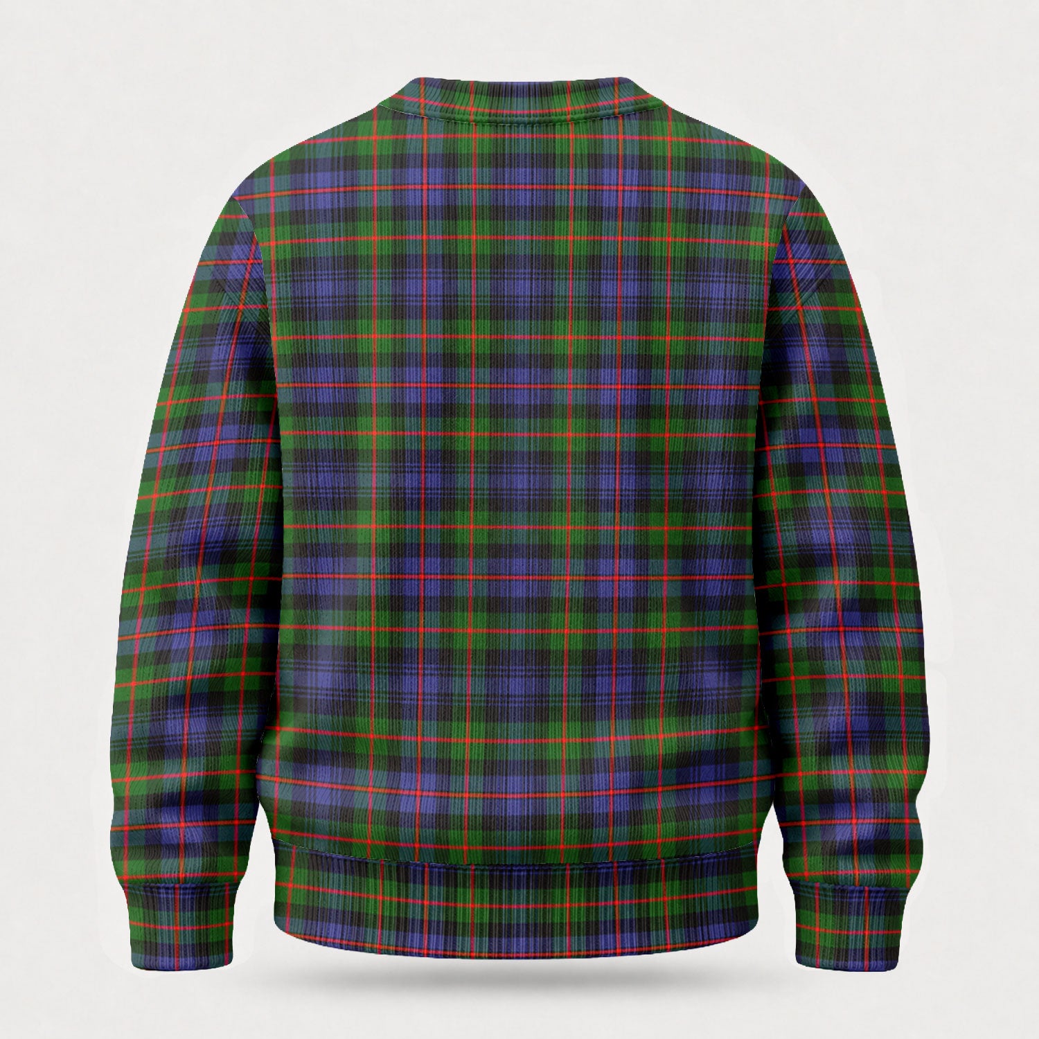 Murray of Atholl Modern Tartan Crest Sweater