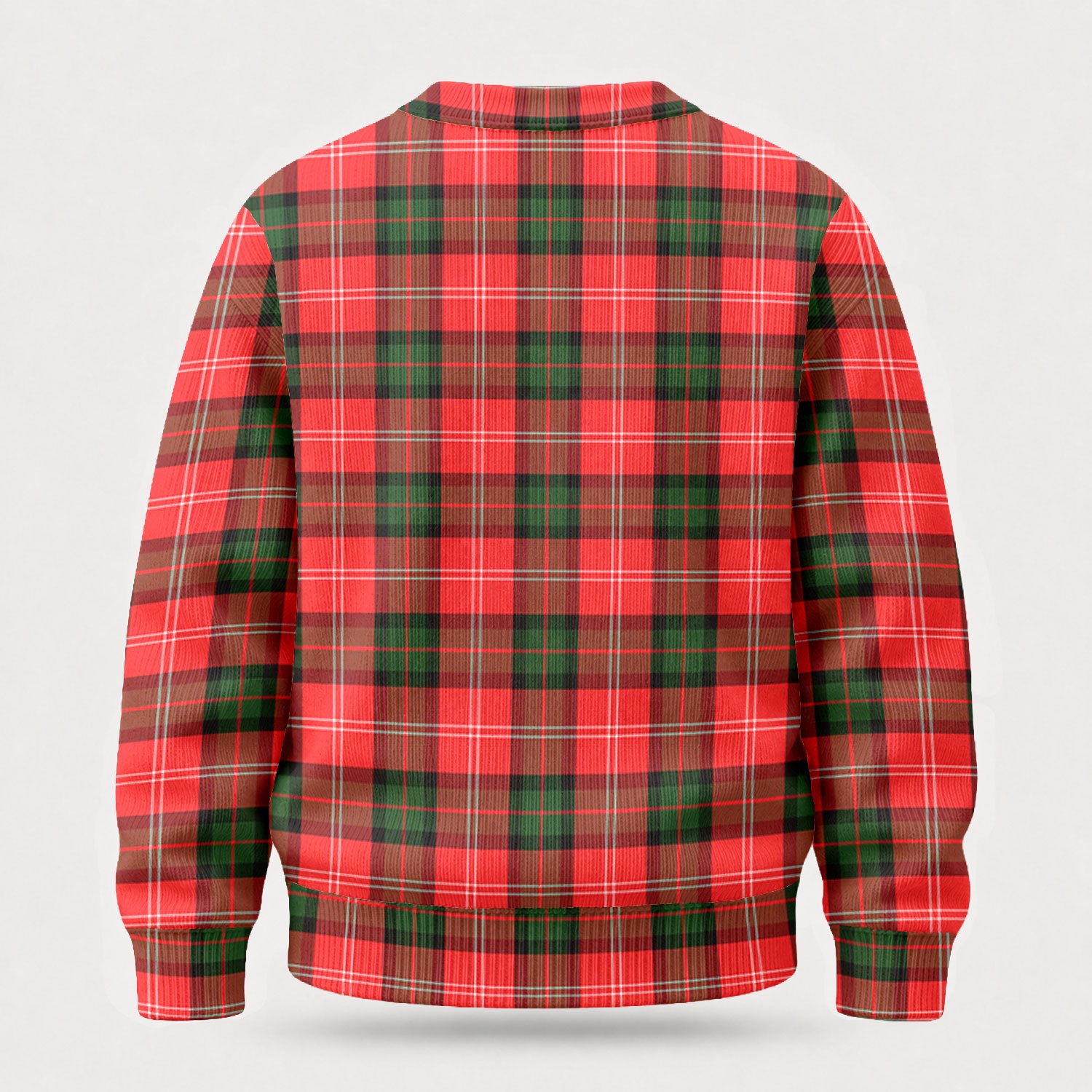 Nesbitt Modern Tartan Crest Sweater