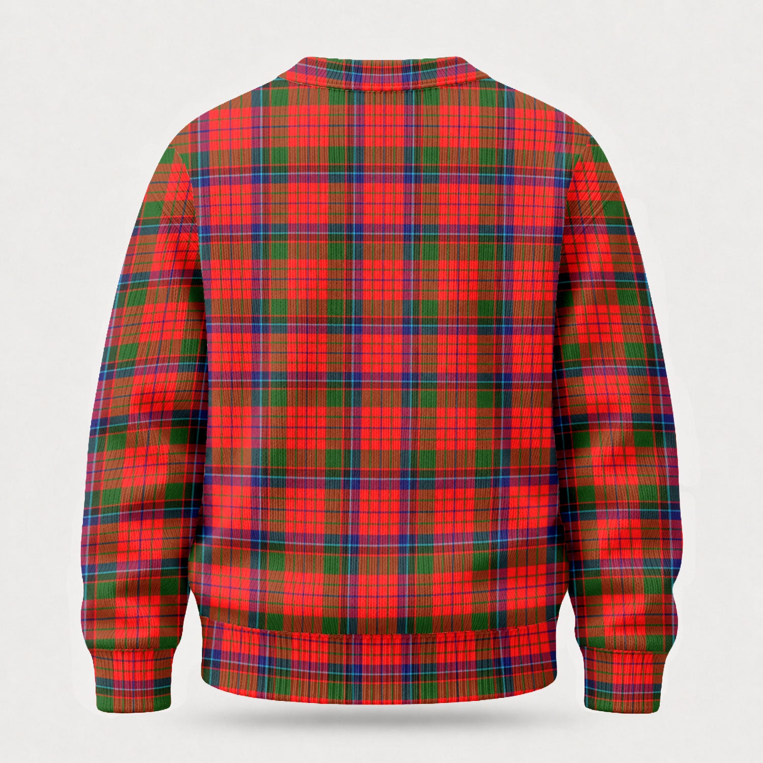 Nicolson Modern Tartan Crest Sweater