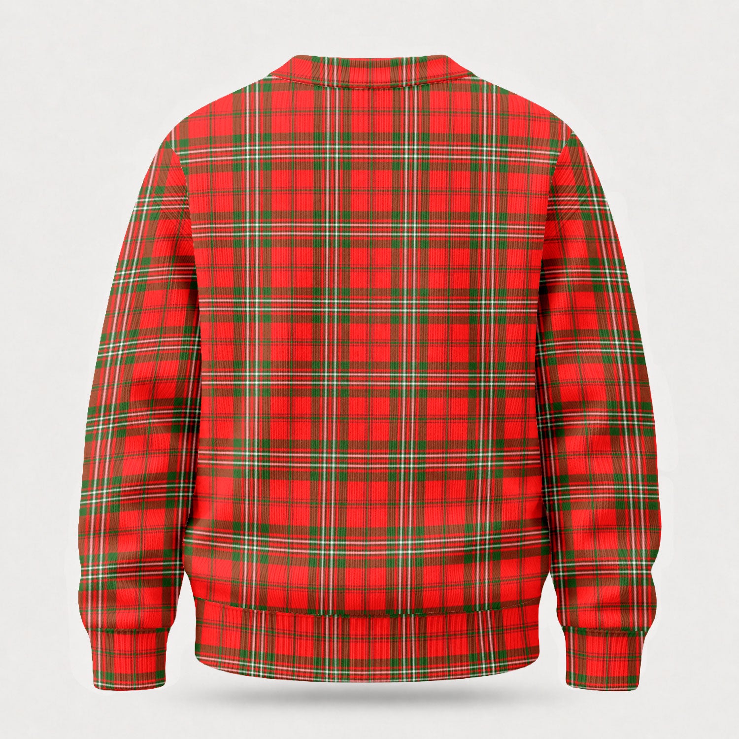 Scott Modern Tartan Crest Sweater