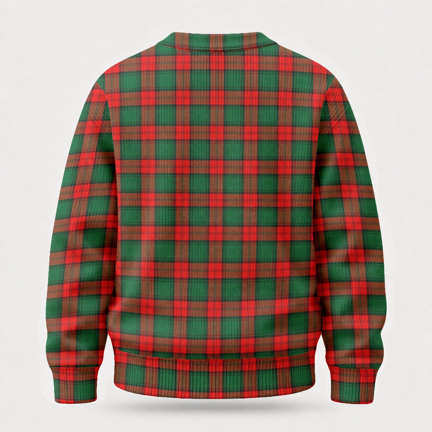 Stewart Atholl Modern Tartan Crest Sweater