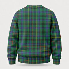 Stewart Hunting Modern Tartan Crest Sweater