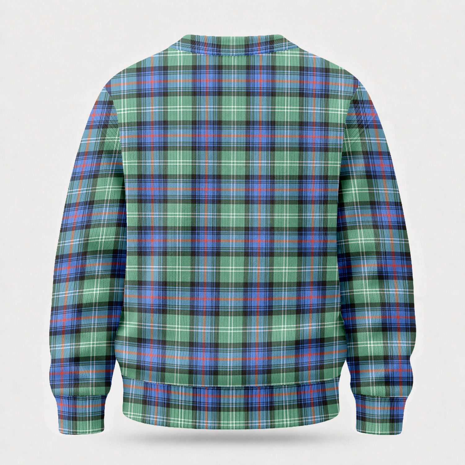Sutherland Old Ancient Tartan Crest Sweater