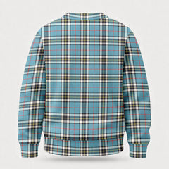 Thomson Blue Tartan Crest Sweater