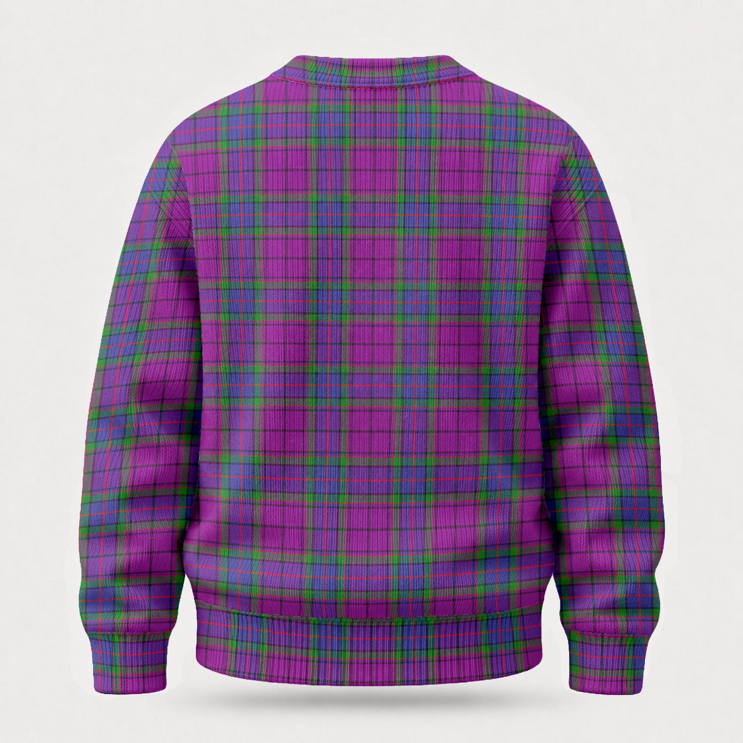 Wardlaw Modern Tartan Crest Sweater