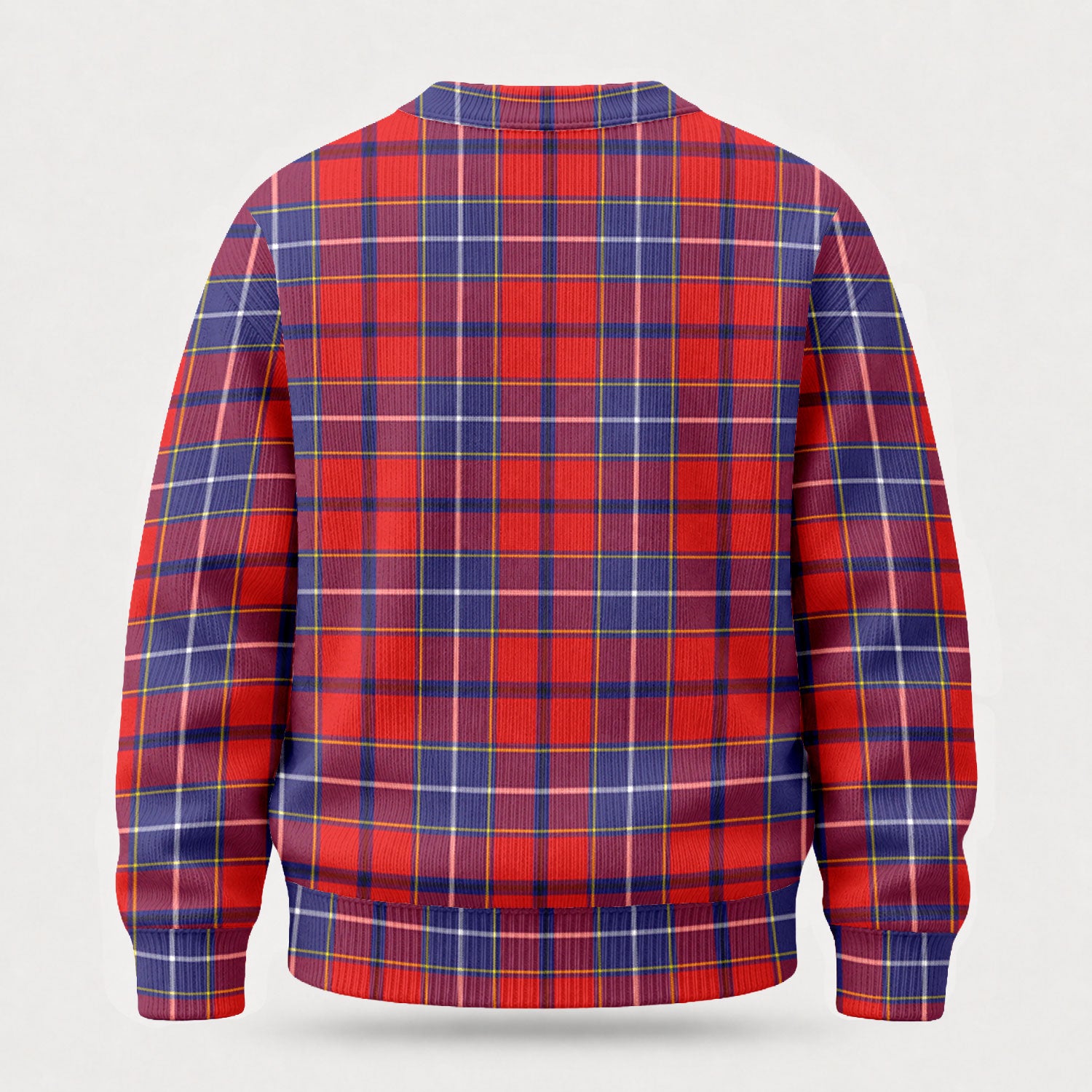 Wishart Dress Tartan Crest Sweater