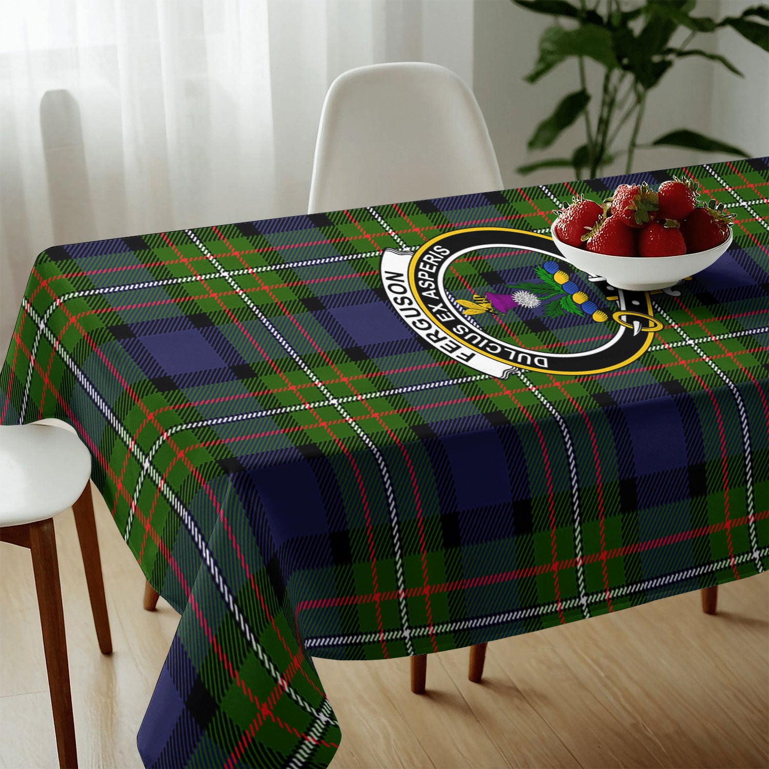 Ferguson Tartan Crest Tablecloth