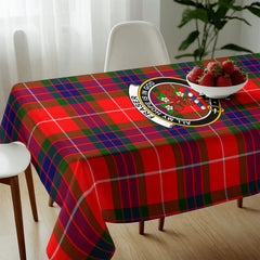 Fraser Tartan Crest Tablecloth