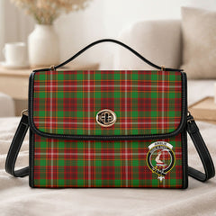 Ainslie Tartan Crest Satchel Bag