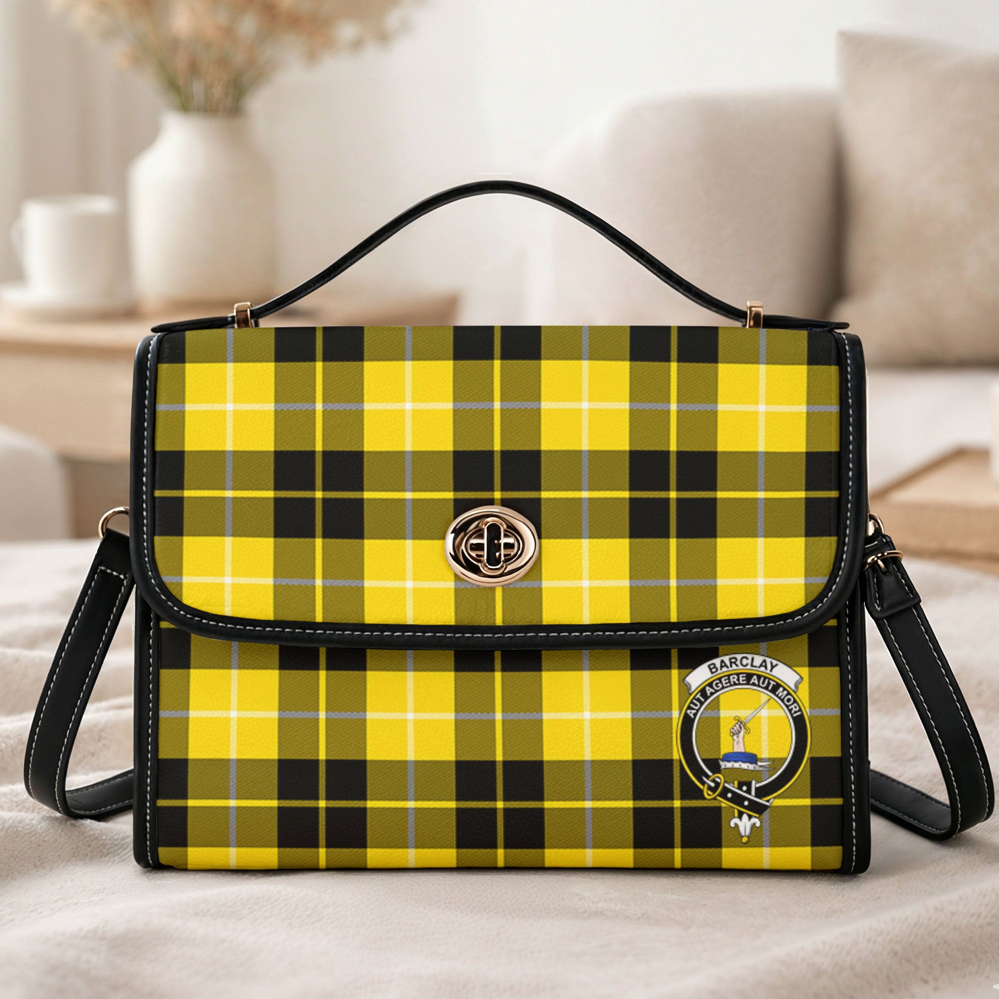 Barclay Dress Modern Tartan Crest Satchel Bag