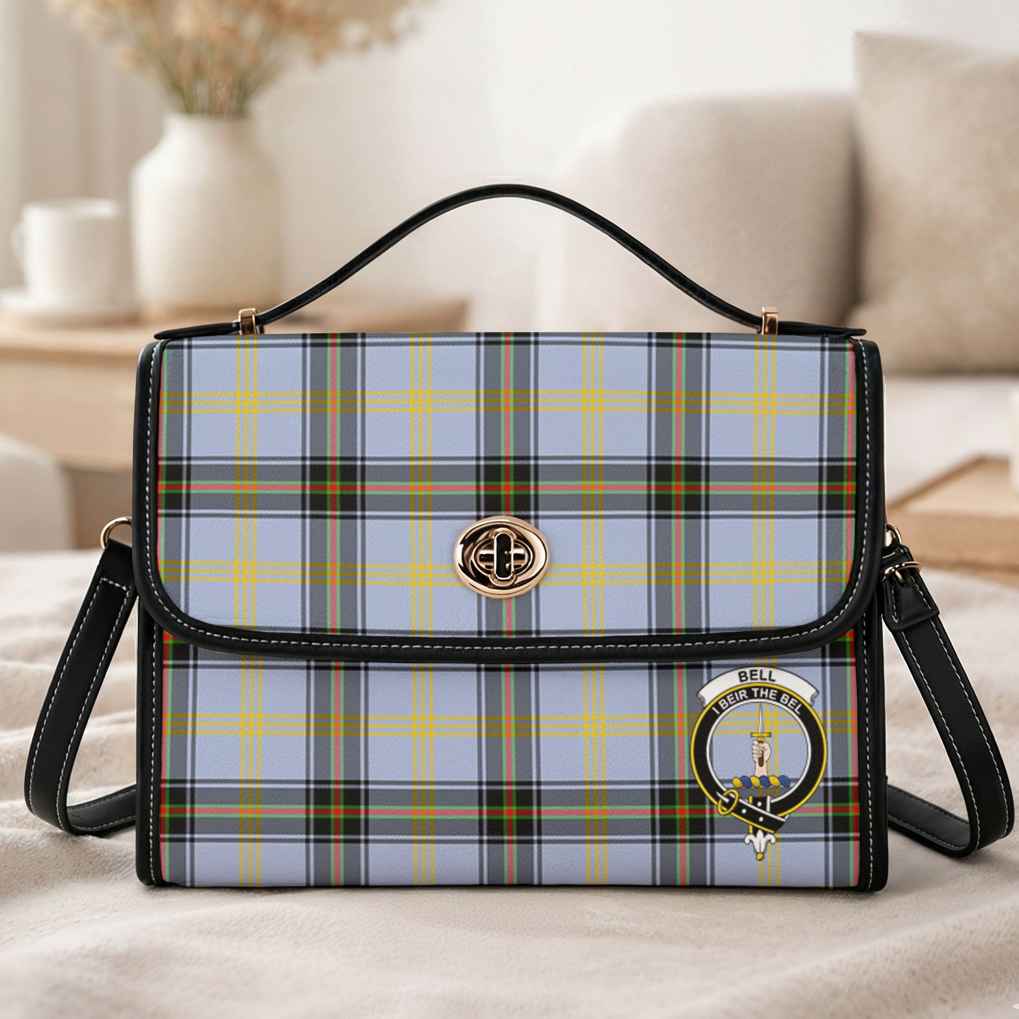 Bell of the Borders Tartan Crest Satchel Bag