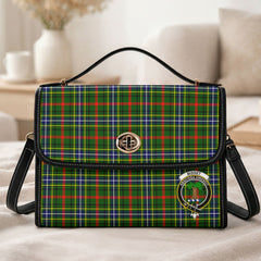 Bisset Tartan Crest Satchel Bag