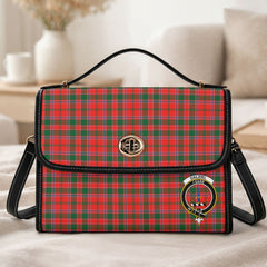 Dalziel Modern Tartan Crest Satchel Bag