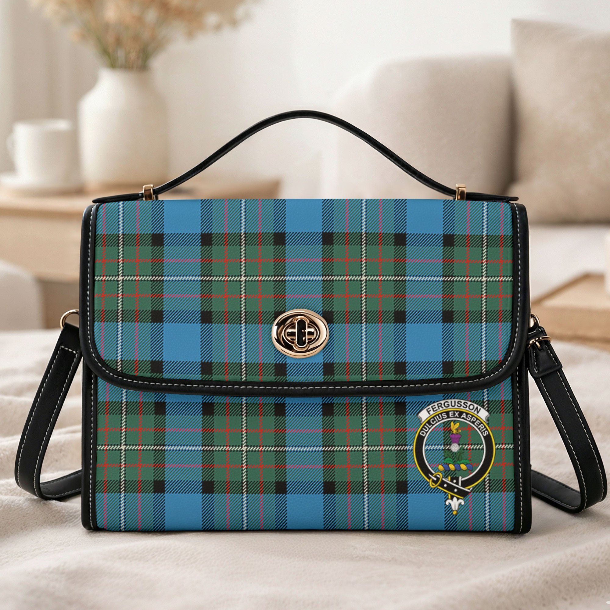 Fergusson Ancient Tartan Crest Satchel Bag
