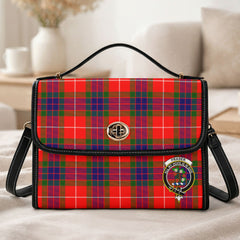Fraser Tartan Crest Satchel Bag