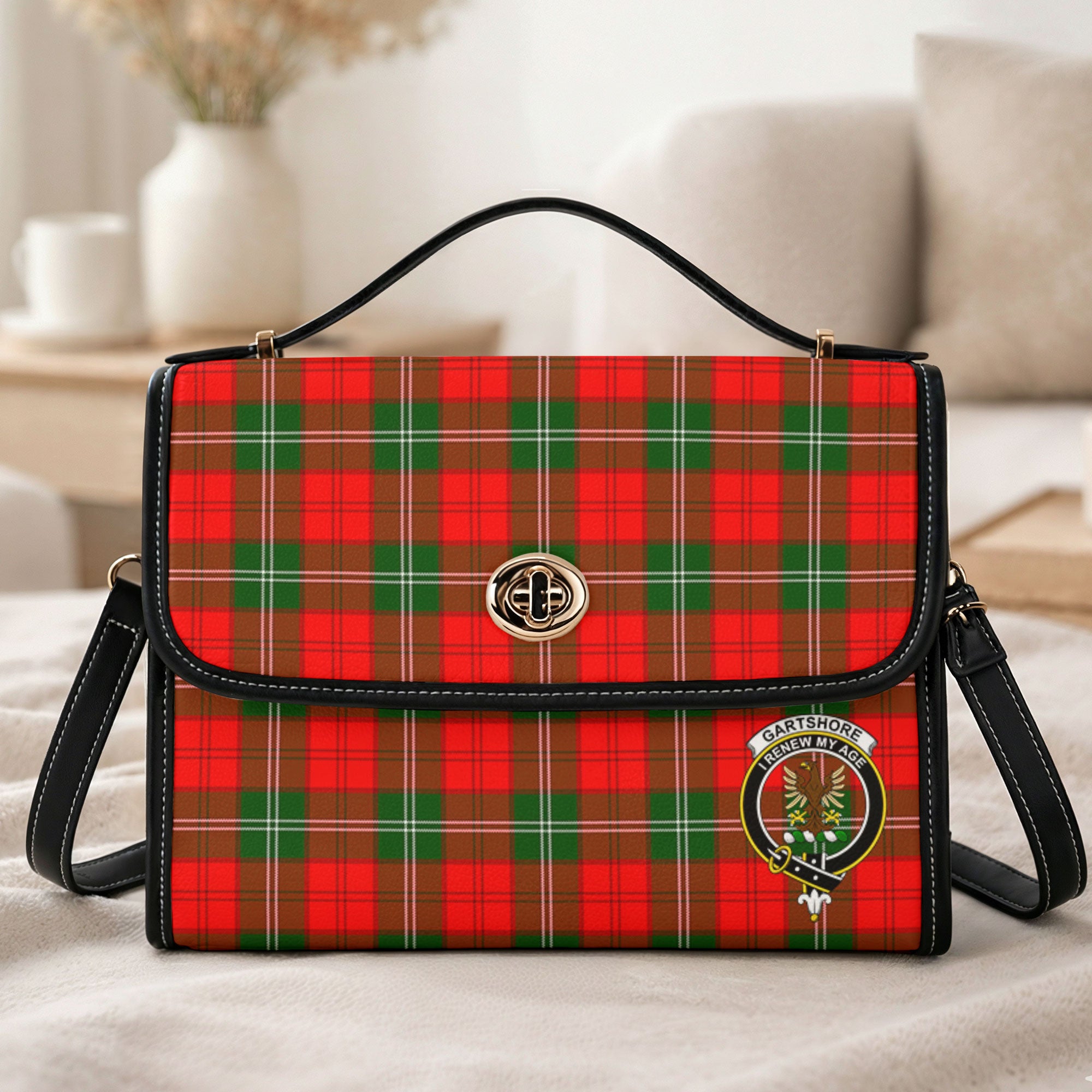 Gartshore Tartan Crest Satchel Bag