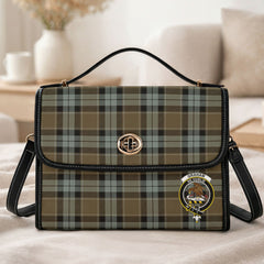 Graham of Menteith Weathered Tartan Crest Satchel Bag