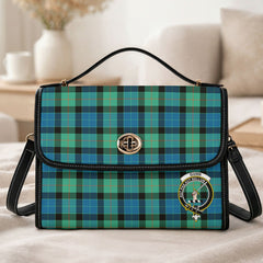 Gunn Ancient Tartan Crest Satchel Bag