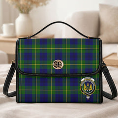 Johnson Modern Tartan Crest Satchel Bag