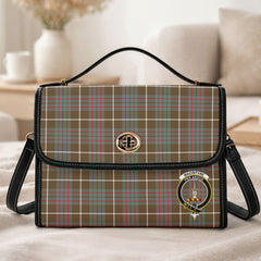 MacIntyre Hunting Weathered Tartan Crest Satchel Bag