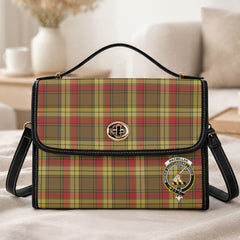 MacMillan Old Weathered Tartan Crest Satchel Bag