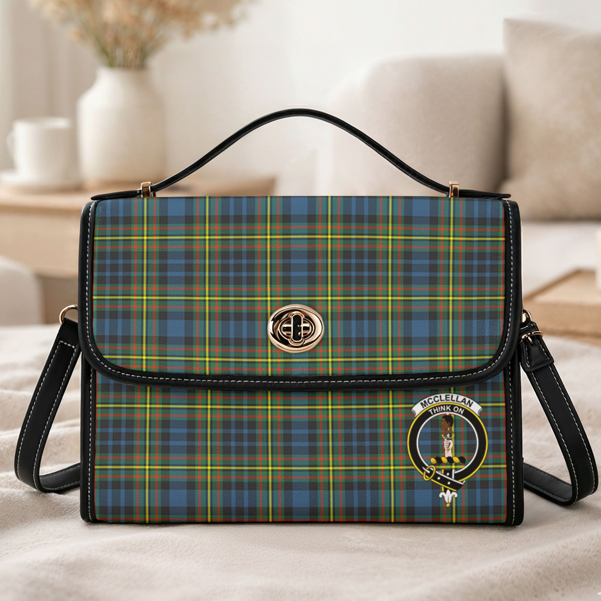 McClellan Ancient Tartan Crest Satchel Bag