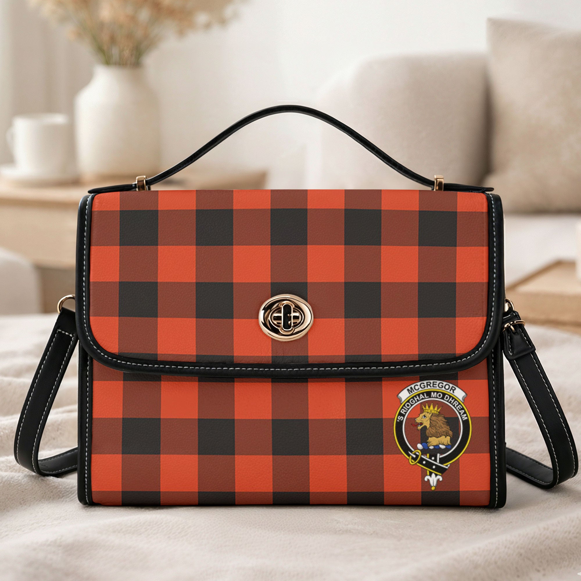 McGregor Rob Roy Ancient Tartan Crest Satchel Bag