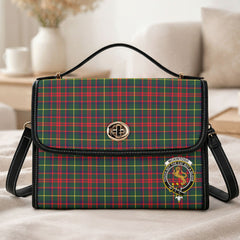 McKintosh Hunting Modern Tartan Crest Satchel Bag