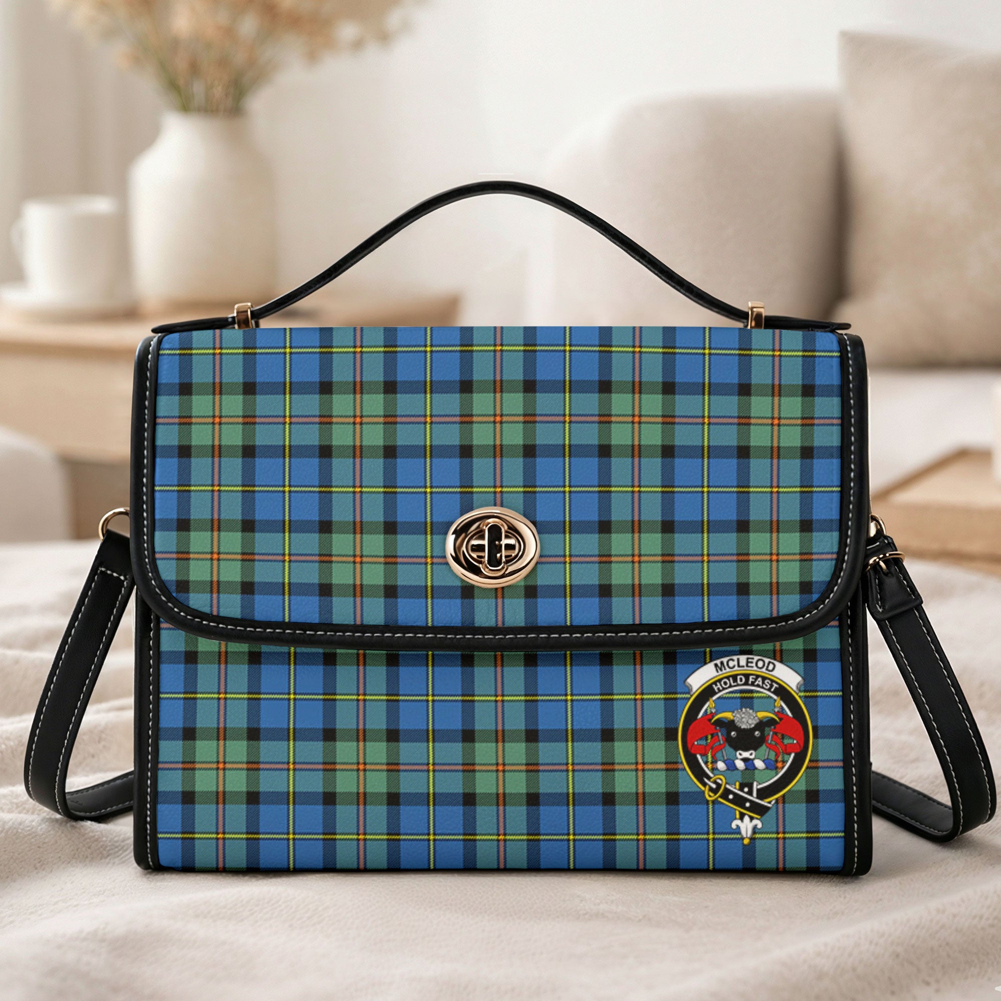 McLeod of Harris Ancient Tartan Crest Satchel Bag