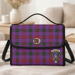 Montgomery Modern Tartan Crest Satchel Bag