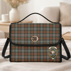 Murray of Atholl Weathered Tartan Crest Satchel Bag