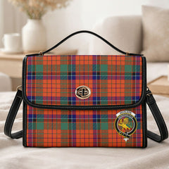 Nicolson Ancient Old Tartan Crest Satchel Bag