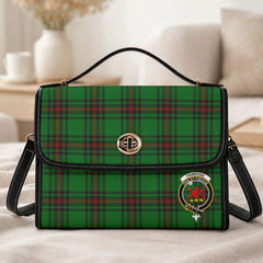 Primrose Tartan Crest Satchel Bag