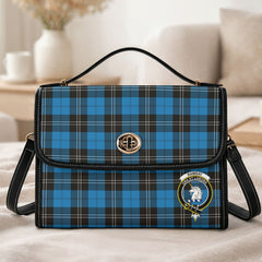 Ramsay Blue Ancient Tartan Crest Satchel Bag