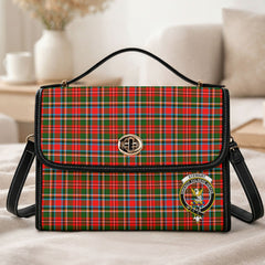 Stewart Royal Tartan Crest Satchel Bag