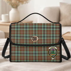 Thomson Hunting Modern Tartan Crest Satchel Bag