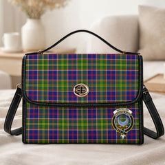 Whitelaw Tartan Crest Satchel Bag