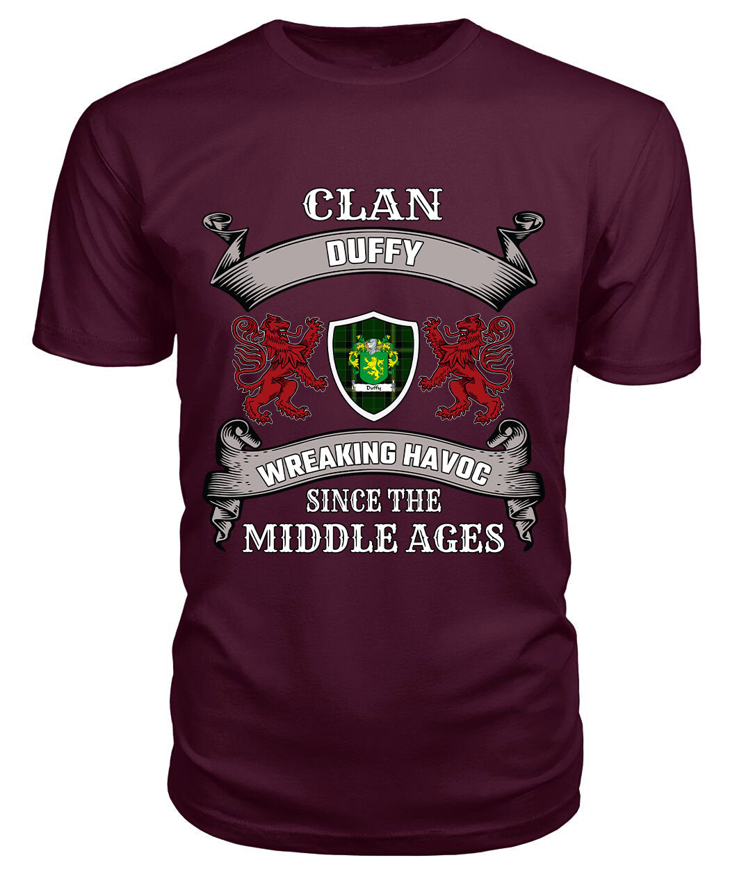 Duffy Family Tartan - 2D T-shirt