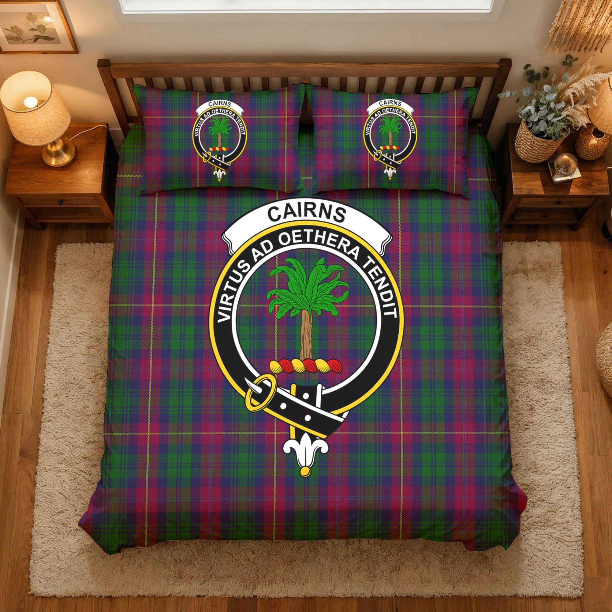 Cairns Tartan Crest Bedding Set