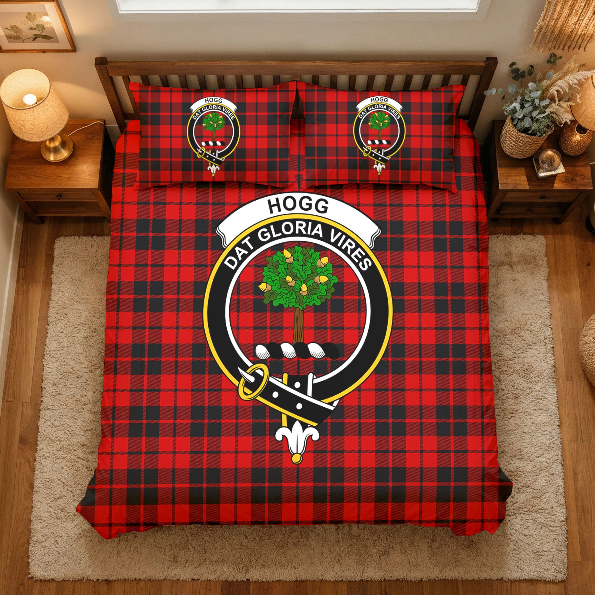 Hogg Tartan Crest Bedding Set